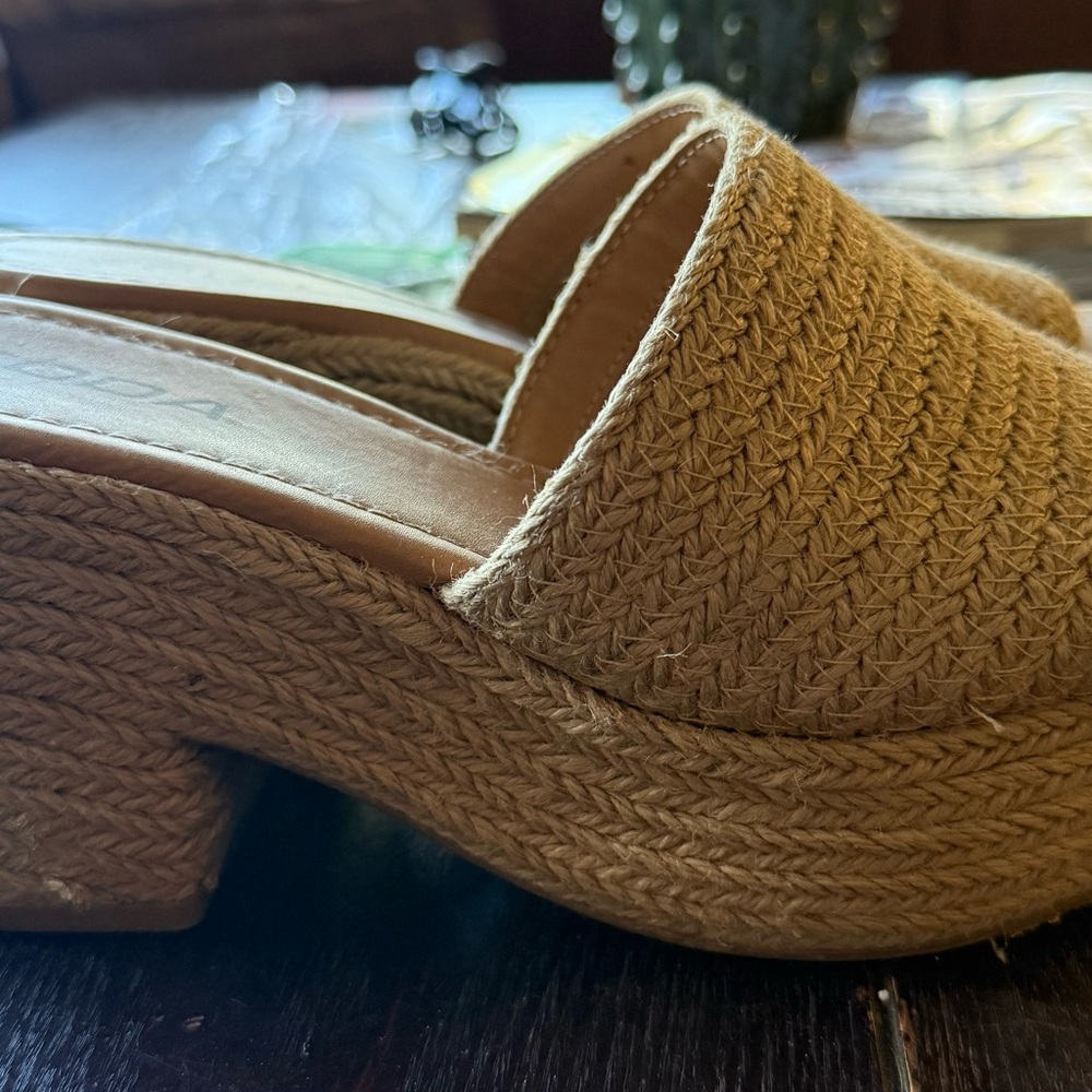 Soda Tan Espadrille Slip-Ons